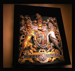 Crest of the Monarchy - Tower of London