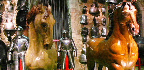 Horses and armour of Kings throughout the ages  - Tower of London