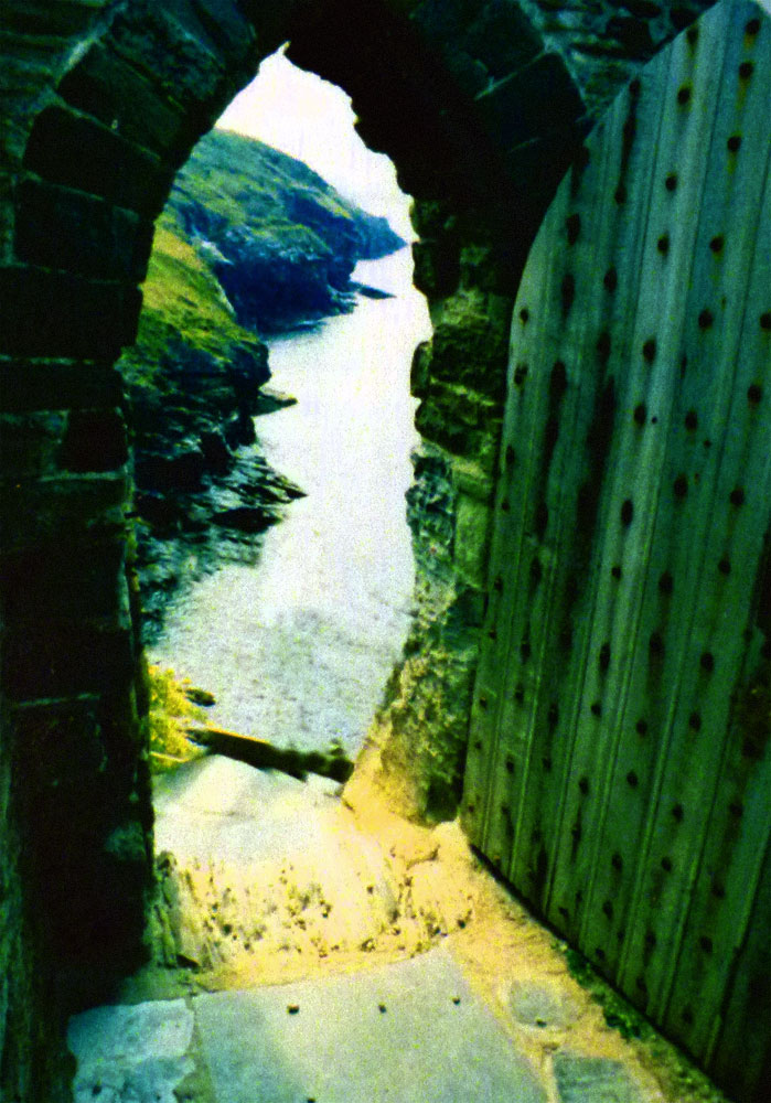 Tintagel Church door