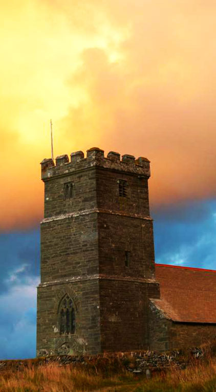 Tintagel church tower