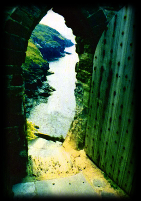 Tintagel Castle magical door