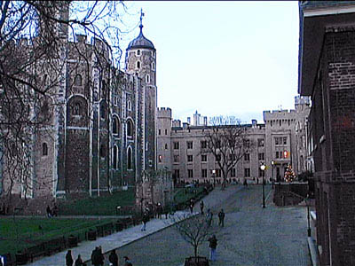 The grounds of the Tower of London